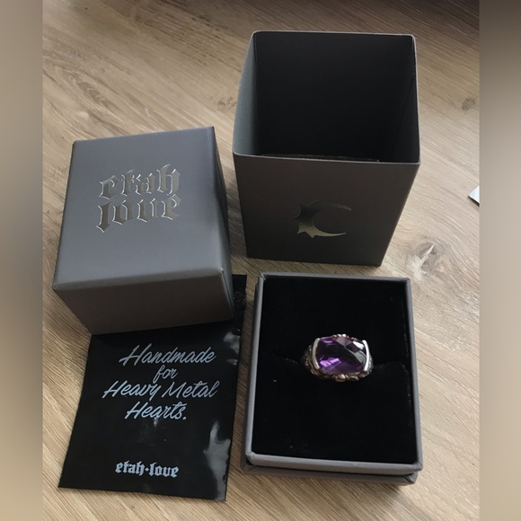 Etah Love - ‘Bewitched’ sterling silver ring, size 6 - Picture 5 of 6